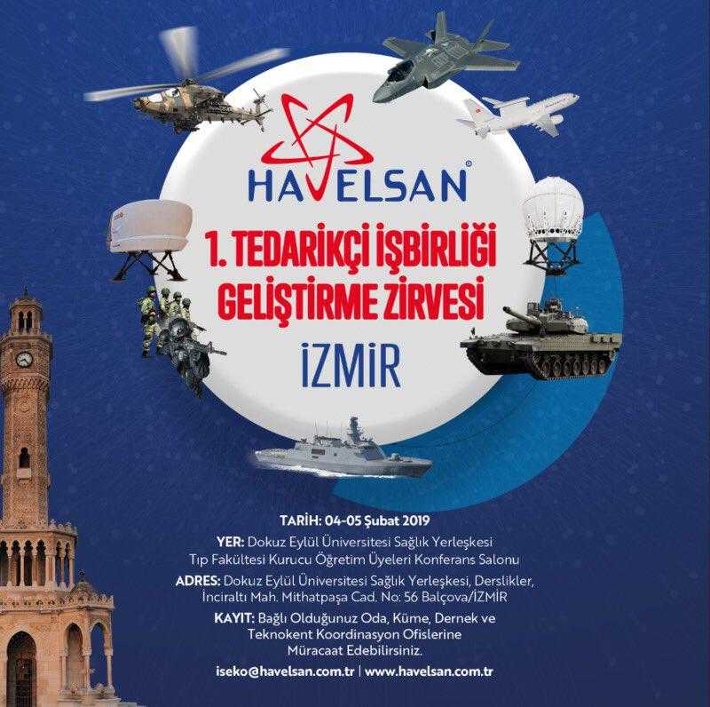 HAVELSAN “1. Tedarikçi İşbirliği Geliştirme Zirvesi” 4 Şubat’ta İzmir’de