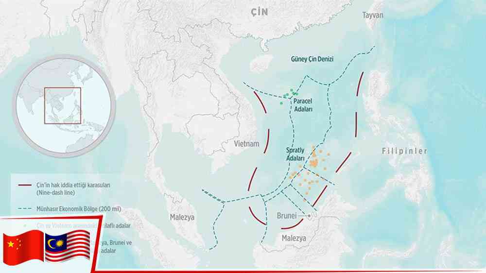 Çin'e ait sahil güvenlik gemisi Malezya kara sularına izinsiz girdi