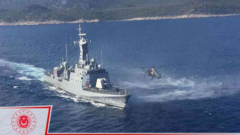 Doğu Akdeniz'de 'Hücümbot-Taarruz Helikopteri Müşterek Eğitimleri' icra edildi