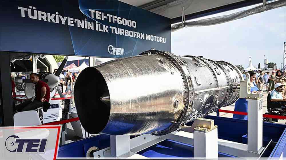 Türkiye’nin ilk turbofan motoru TEI-TF6000 vitrine çıktı